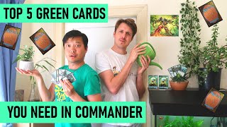 Top 5 Best GREEN Magic The Gathering MTG Cards you MUST play in Commander | EDH