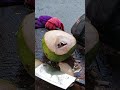 Pinky Cutting The Coconut Coconut Streetfood Camping Coconutcutting Outdoors Survival