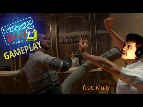 WE BRUTALLY MURDER EVERYONE INCLUDING SANTA!! {DRUNKN BAR FIGHT VR GAMEPLAY} ║ feat. MULLY