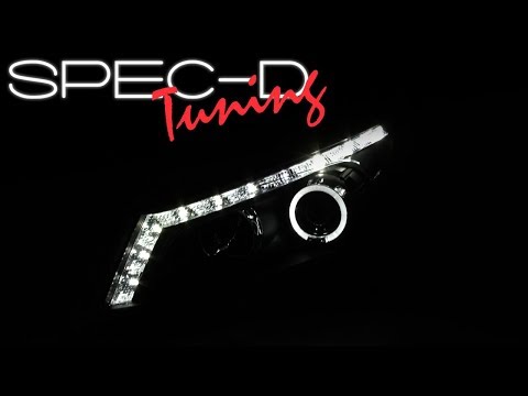 SPECDTUNING DEMO VIDEO: 2008-2012 ACCORD SEDAN HALO PROJECTOR HEADLIGHTS