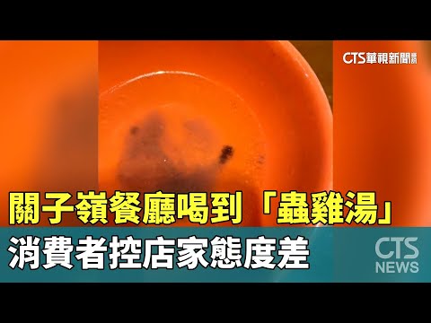 關子嶺餐廳喝到「蟲雞湯」　消費者控店家態度差