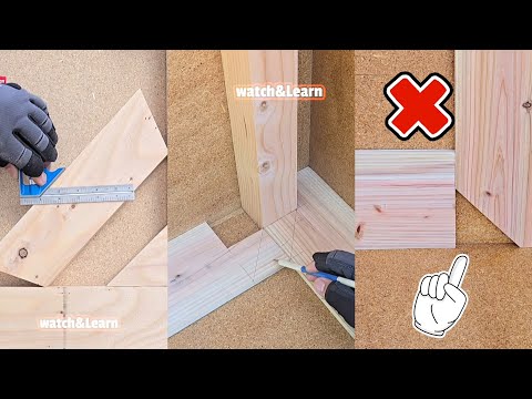 10 Best Carpenter's Techniques | woodworking ideas #carpentry #tips #woodworking