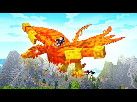 FENIX: PASSÁRO DE FOGO NO MINECRAFT !! AVENTURA COM MODS