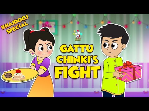 Gattu Chinki's Fight | Bhaidooj Special | English Moral Stories | English Animated | English Cartoon