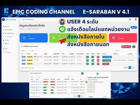 Web App E Saraban V4.1 ระบบสารบรรณอิเล็กทรอนิกส์