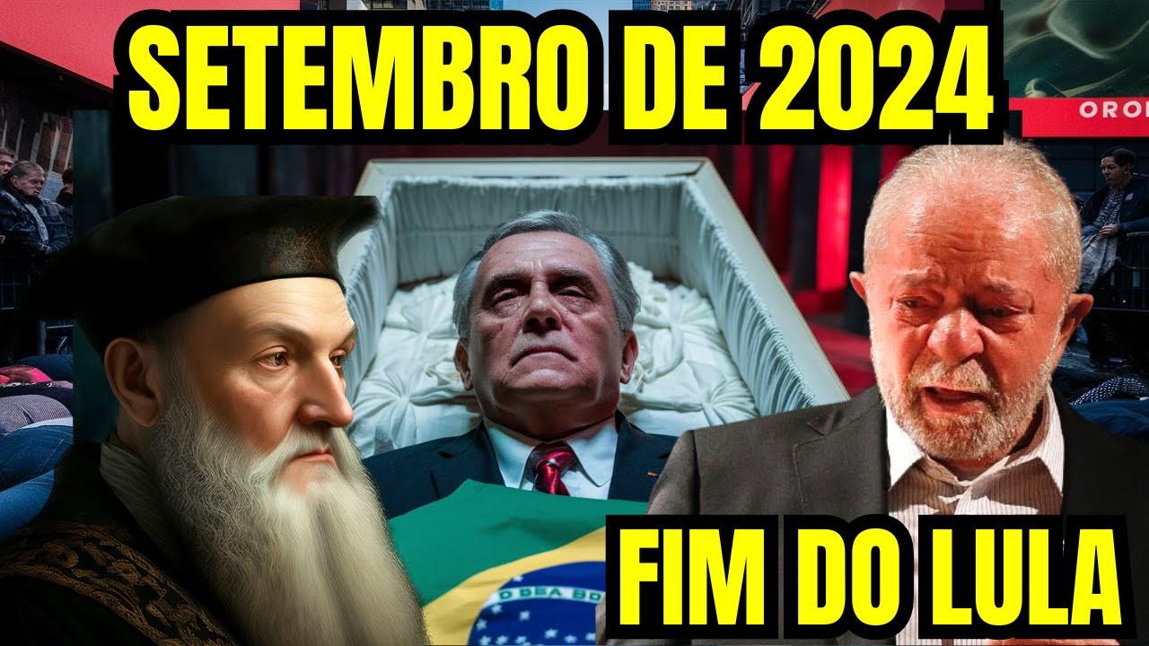 ASSUSTADOR: 5 TERRÍVEIS PROFECIAS de Nostradamus para LULA se CUMPRIRÃO em 2024 | CHOCANTE
