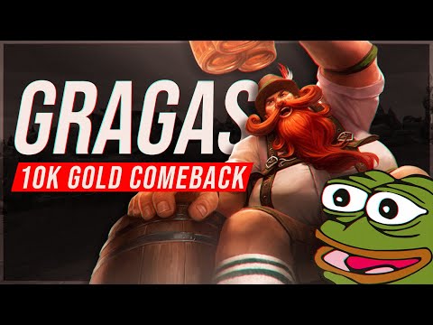 Broxah | Gragas Jungle: 10K+ GOLD COMEBACK! (Ft. Voyboy)