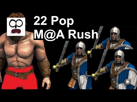 22 Population Man at Arms - Archer Rush Buildorder Tutorial! (Generisch) AoE2:DE