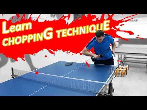 MASTER the Tactical CHOP Technique & develop ATTACKING & DEFENSE tactics | TABLE TENNIS / PING PONG thumbnail