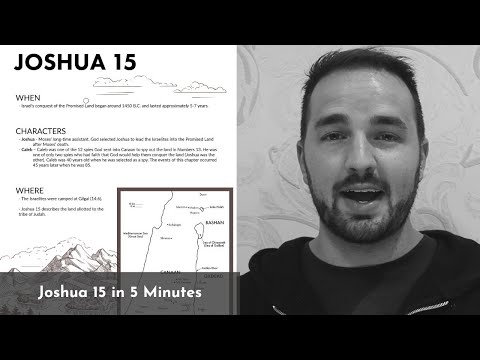 Joshua 15 Summary: 5 Minute Bible Study
