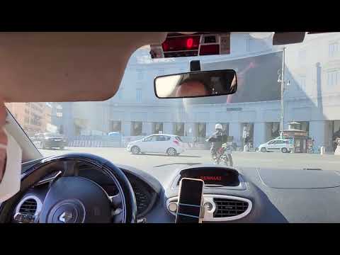 Cab Ride in Rome, Italy
