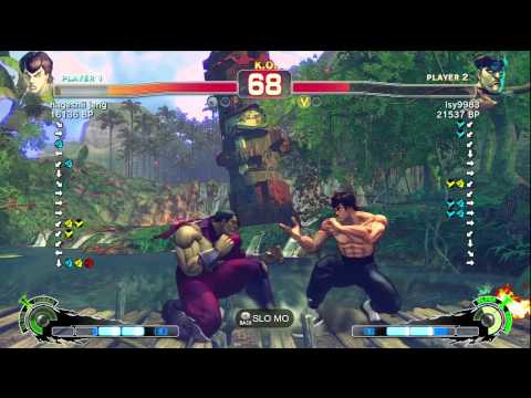 藍弟 lsy9983 [Bison] vs hageshii jeng [Fei] SSF4 Japanese Online Ranked Matches - TRUE-HD