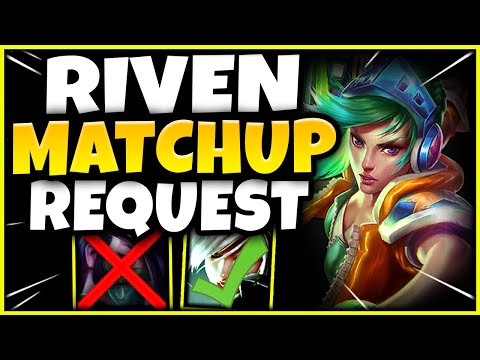 THE RIVEN MATCHUP YOU ALL WANTED TO SEE (SKILL MATCHUP) - S12 Riven TOP Gameplay Guide