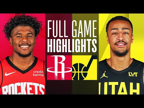 ROCKETS at JAZZ FULL GAME HIGHLIGHTS March 29, 2024