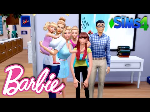 Sims Barbie Family Morning Routine - Dreamhouse Adventures Roleplay