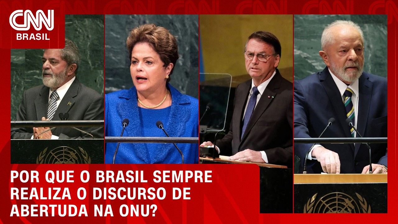 Entenda por que o Brasil sempre abre a Assembleia Geral da ONU | CNN BRASIL