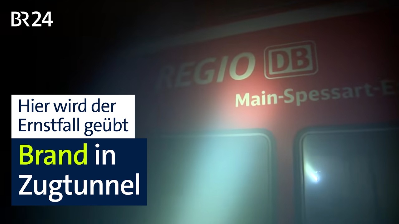 Der Horror aller Einsatzkräfte: Feuer in einem Tunnel | Abendschau | BR24