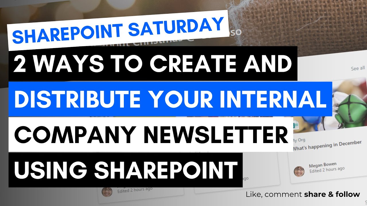 Boost Engagement: SharePoint Tactics for Company Newsletters