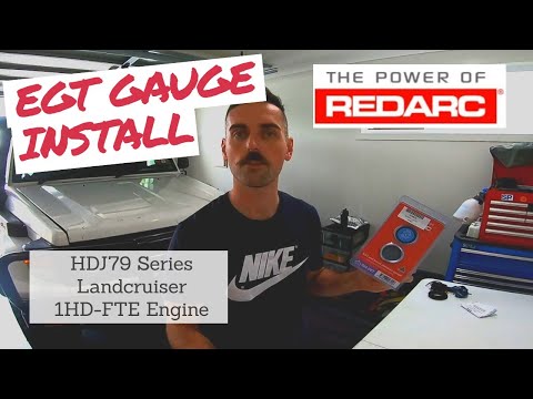 HOW TO: Redarc EGT/Boost gauge install on 79 Series Land Cruiser 1HDFTE