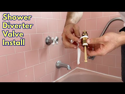 Replacing a Shower Diverter Valve