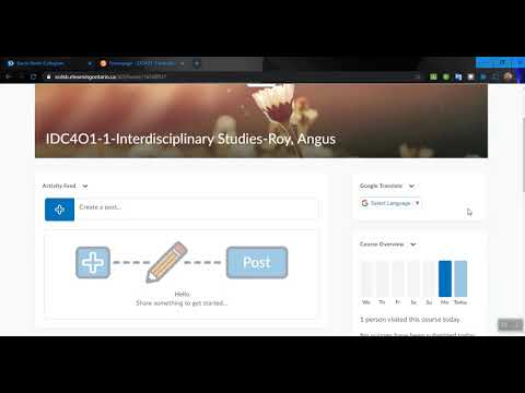 Student Tutorial Overview D2l