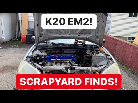 K SWAPPED EM2 ENGINE INSTALL - SCRAPYARD FINDS