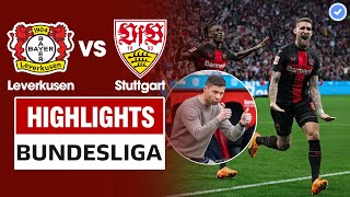 Highlights Leverkusen vs Stuttgart | Bắn phá không nghỉ - rượt đuổi 4 bàn - điên rồ phút 90+6