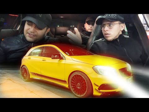 COVOITURAGE EN A45 AMG, JE M'ENDORS AU VOLANT 😲😴