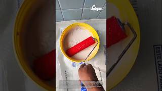 Creating textured walls with a paint roller: diy home decor