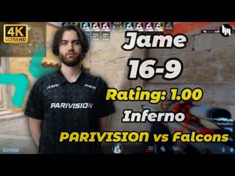Jame (16-9) PARIVISION vs Falcons (Inferno) | BLAST Bounty 2026 Season 1 Finals #cs2 #jame