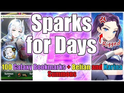My Best Epic Seven Galaxy Bookmark Summon Session / Plus Belian & Karina Summons.