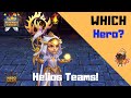 Hero Wars | Which Heroes to Level? Helios Teams!