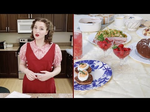 Following 1930's Recipes : Cooking in Costume!