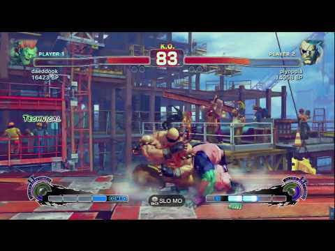 SSF4: daeddook (Blanka) vs. piyoppia (Sagat)