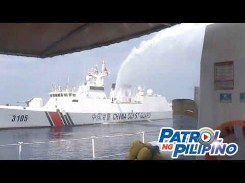 PANOORIN: Mga barko ng PCG, BFAR muling binombahan ng tubig ng China Patrol ng Pilipino