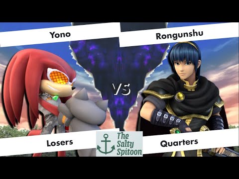 Yono (Knuckles) vs Rongunshu (Marth) - Winners Bracket Top 6 - Salty Spitoon - Project+