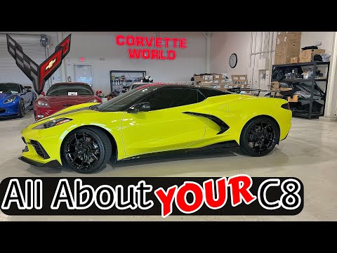 C8 Corvette - New Owner's Guide With Robert From Corvette World. All About Your C8!!
