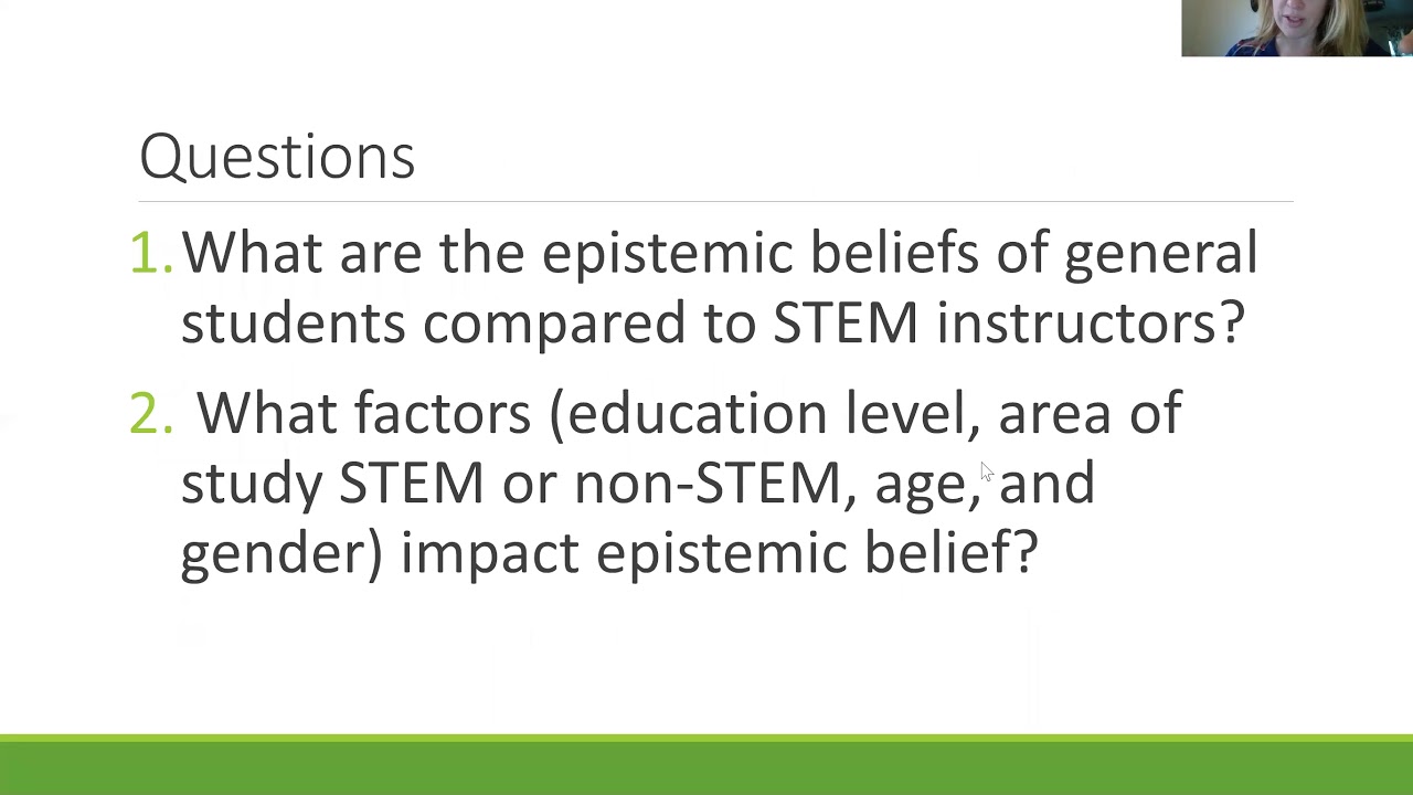 Epistemic Belief Presentation