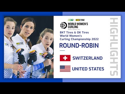 Switzerland v United States - Highlights BKT Tires & OK Tire World Women's Curling Championship 2022