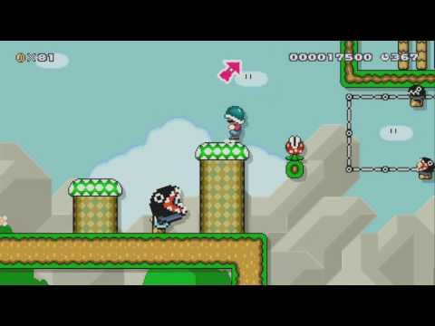 Working at the Chomp Wash! by Blue Blur ~SUPER MARIO MAKER~ NO COMMENTARY 1AP