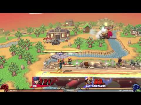 Smash WiiU - WTT4 - Singles - W2 - GW AKA (Ike) vs TNF Steelsburg (Captain Falcon, Mr. Game & Watch)