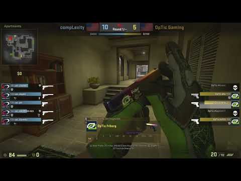 Optic Friberg 1v5 Glock Clutch ACE vs Complexity Mirage @ ESL PRO LEAGUE 6