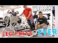 The Crew TRIES To Train Legs In A Gym From The 80s