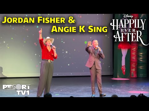 Jordan Fisher & Angie K sing Happily Ever After Live  at Lug Event for KultureCity!