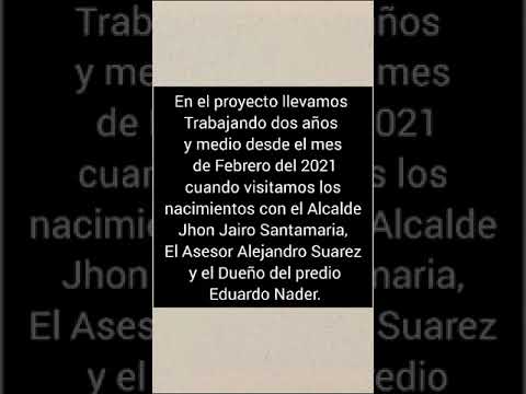 Proyecto de Acueducto para el Corregimiento El Pedregal en Yumbo, Valle del Cauca.