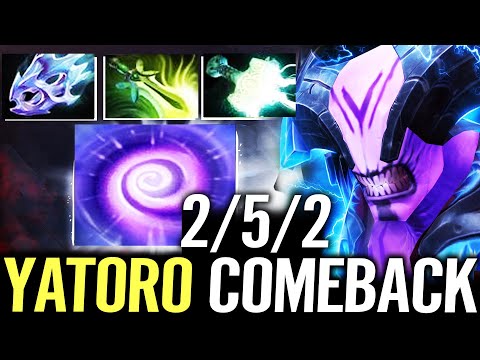 🔥 YATORO Faceless Void 2/5/2 20.000 GOLD Comeback — Mjollnir +Moonshard + Butterfly 650AS Dota 2 Pro