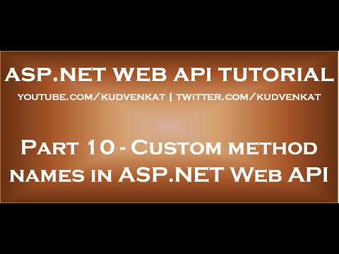 Custom method names in ASP NET Web API