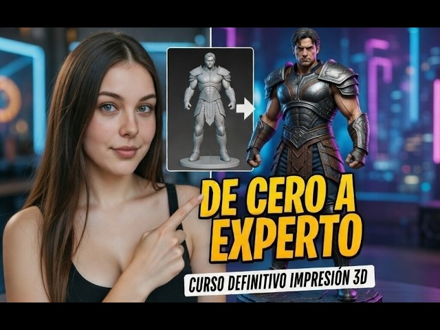 Vídeo relacionado con Aprender Impresión 3D para makers con 100 ejercicios prácticos: 1 (APRENDER...CON 100 EJERCICIOS PRÁCTICOS)