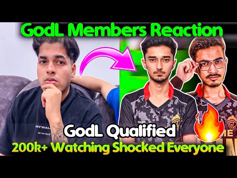 GodL Players-Member Reaction On Godlike Qualified😱 | Jelly Savage Reply