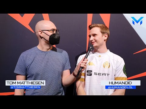 Humanoid on making LEC finals, Worlds Group Stage: "It would be a lot of fun to play against FPX"